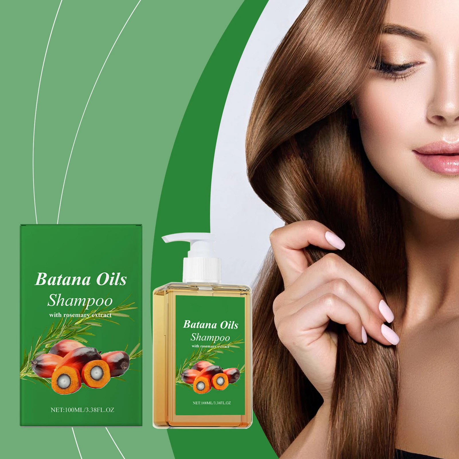 100ml Batana Oil Shampoo Effective Repair Dry Damaged Hair Shampoo for Hair Condition Improving
100ml Batana Oil Shampoo Effective Repair Dry Damaged Hair Shampoo for Hair Condition Improving