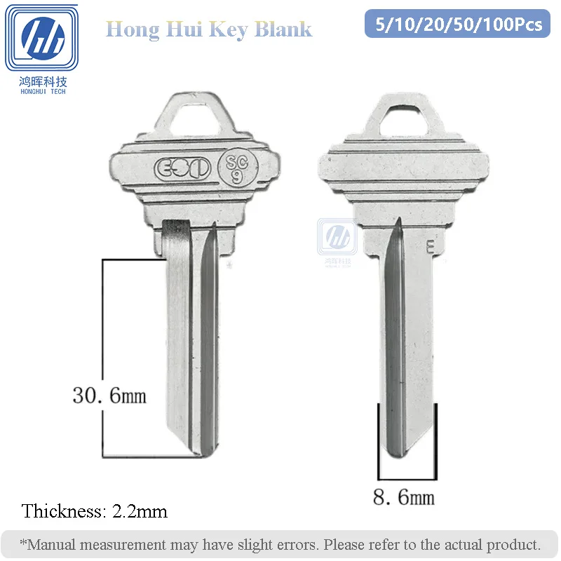 5-100Pcs/lot SC9 SC4 Pagoda Hungary Uncut Brass Door Key Blank 30.6mm for Schlage Locksmith Glass Lock House Keyway Hardware
5-100Pcs/lot SC9 SC4 Pagoda Hungary Uncut Brass Door Key Blank 30.6mm for Schlage Locksmith Glass Lock House Keyway Hardware