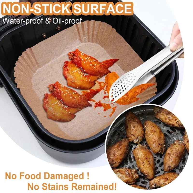 air fryer paper 100PCS Air Fryer Baking Paper Square Parchment Paper Food-Grade for 4.5-6L Air Fryer
air fryer paper 100PCS Air Fryer Baking Paper Square Parchment Paper Food-Grade for 4.5-6L Air Fryer