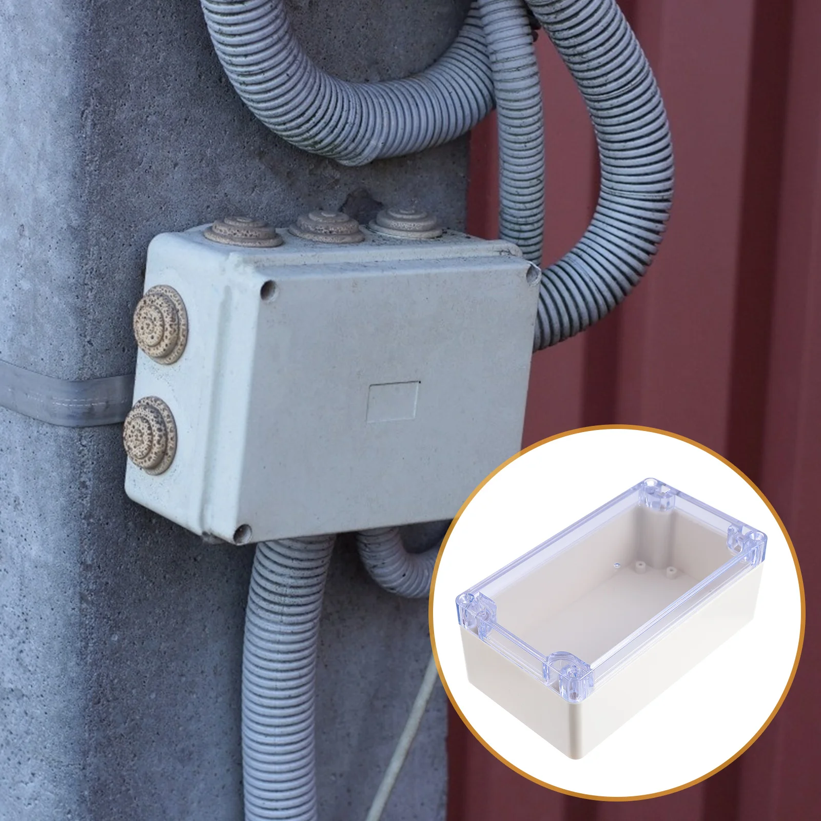 ABS Plastic Waterproof Junction Box Dustproof Electrical Project Enclosure Surface Underground Industrial Use Housing
ABS Plastic Waterproof Junction Box Dustproof Electrical Project Enclosure Surface Underground Industrial Use Housing