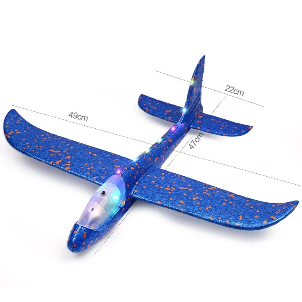 Large Foam Glider Airplane with LED Lights Ultralight Inertial Foam Plane Epp Foam Material Model Airplane Hand Throw Airplane
Large Foam Glider Airplane with LED Lights Ultralight Inertial Foam Plane Epp Foam Material Model Airplane Hand Throw Airplane