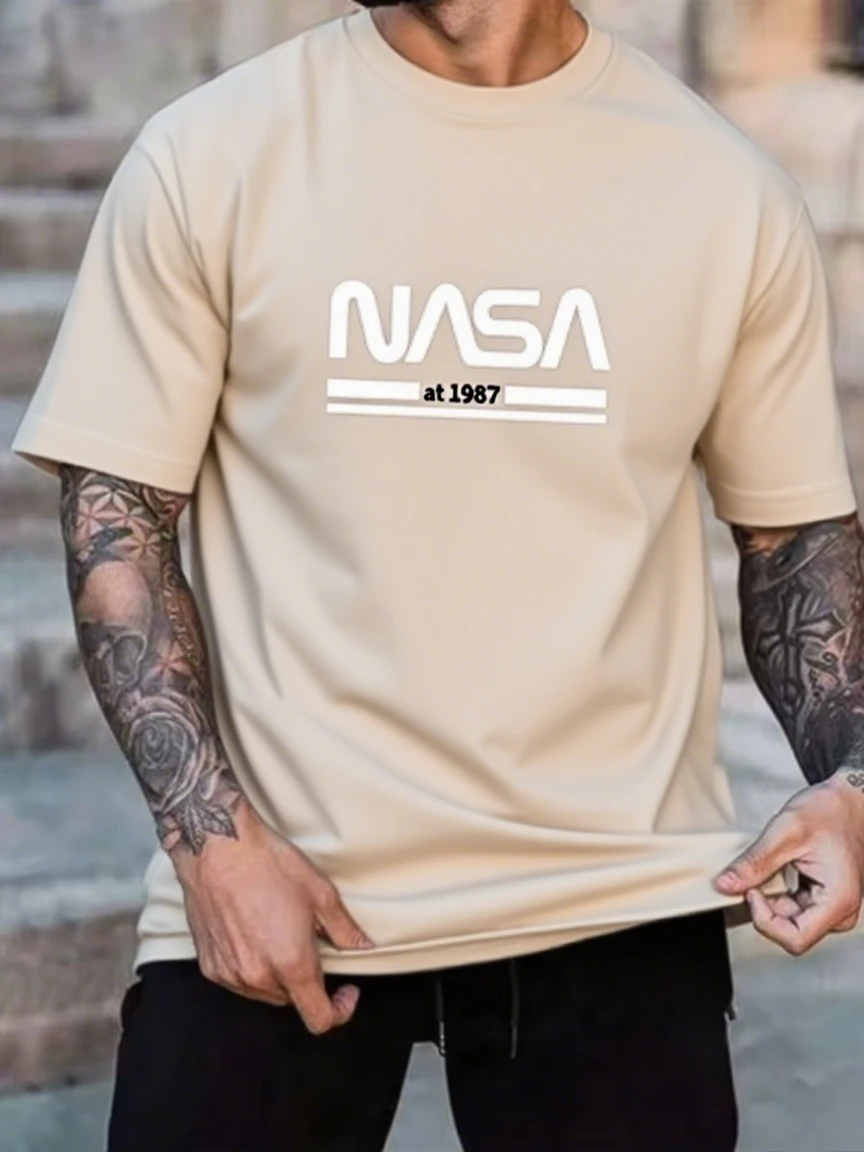 Винтажная футболка из чистого хлопка с логотипом NASA и текстом «at 1987», идеально подходит для любителей космоса, летний люксовый бренд S-4XL
Винтажная футболка из чистого хлопка с логотипом NASA и текстом «at 1987», идеально подходит для любителей космоса, летний люксовый бренд S-4XL