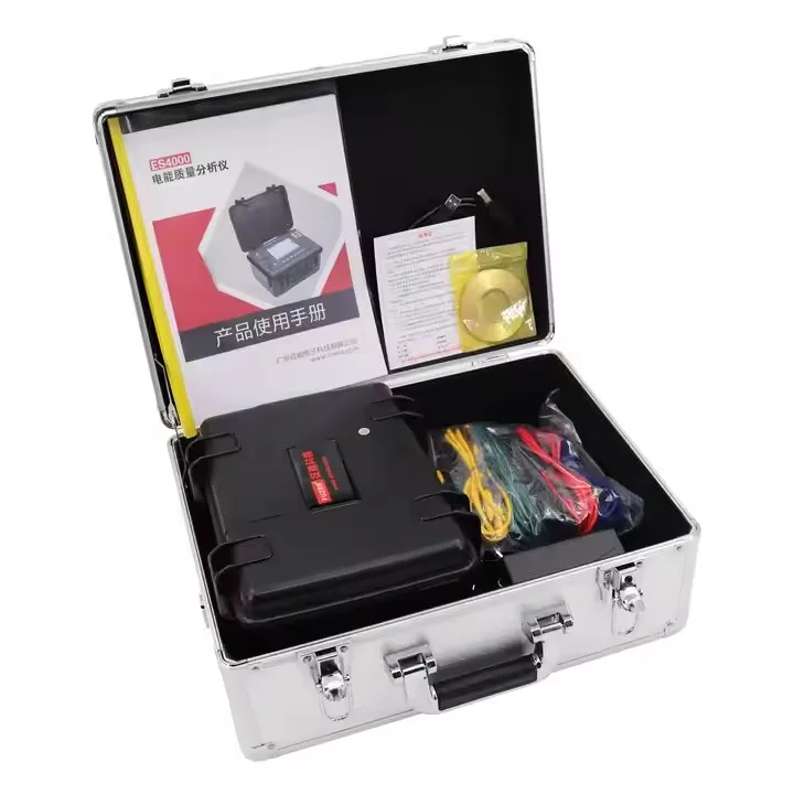 ES4000 Portable Automatic Three-Phase Power Quality Analyzer With LCD Display for Machine Testing Network Work 1 Year Warranty
ES4000 Portable Automatic Three-Phase Power Quality Analyzer With LCD Display for Machine Testing Network Work 1 Year Warranty