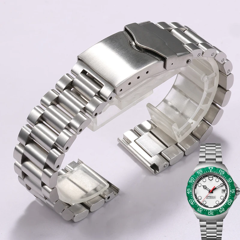 Ремешок из нержавеющей стали 20 мм 22 мм для часов TAG Heuer F1 MONACO AQUARACER, Huawei, Samsung, с застежкой-флип.
Ремешок из нержавеющей стали 20 мм 22 мм для часов TAG Heuer F1 MONACO AQUARACER, Huawei, Samsung, с застежкой-флип.