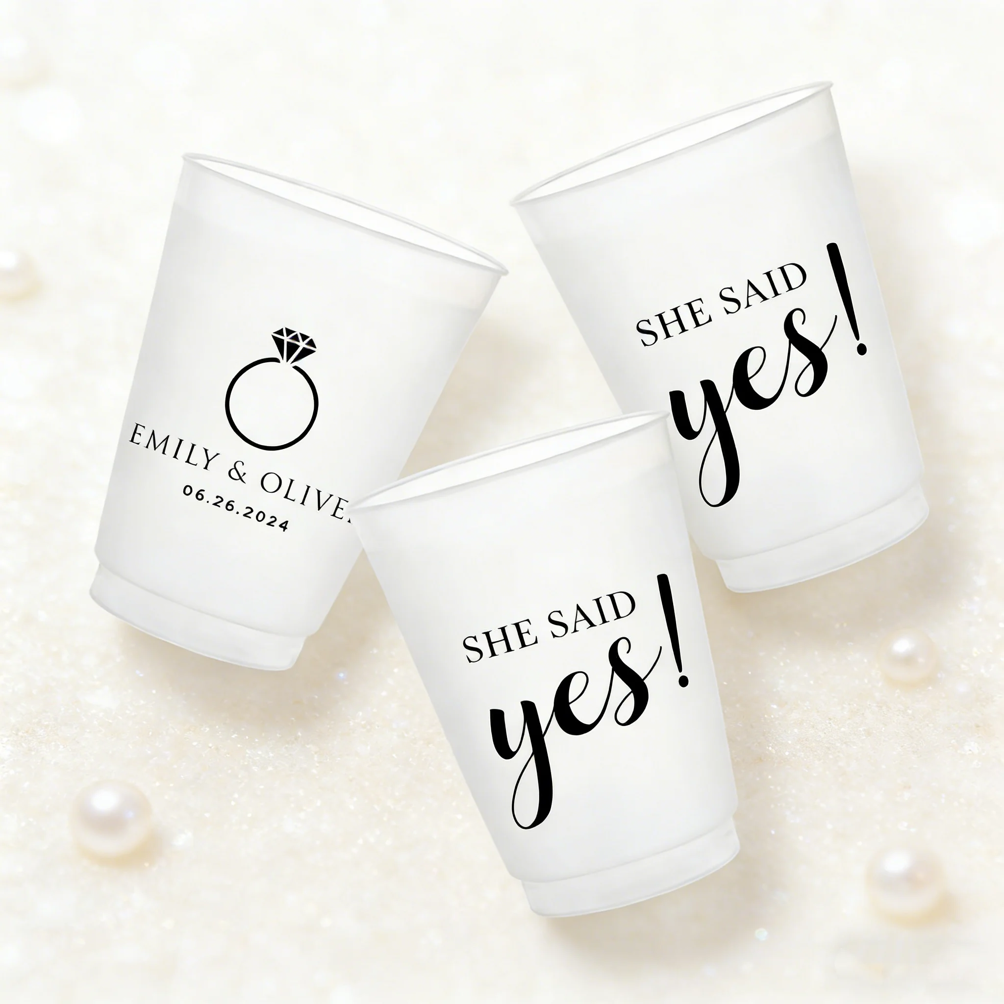 Персонализированные матовые пластиковые стаканы для свадьбы (8, 12, 16 унций) – 10/50 шт. – Свадебные сувениры на заказ для вечеринки
Персонализированные матовые пластиковые стаканы для свадьбы (8, 12, 16 унций) – 10/50 шт. – Свадебные сувениры на заказ для вечеринки