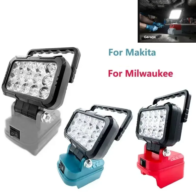 For DeWalt/Makita/Milwaukee 18V Lithium-ion Battery 3-inch LED Work Light Handheld Light With USB Interface Flashlight
For DeWalt/Makita/Milwaukee 18V Lithium-ion Battery 3-inch LED Work Light Handheld Light With USB Interface Flashlight
