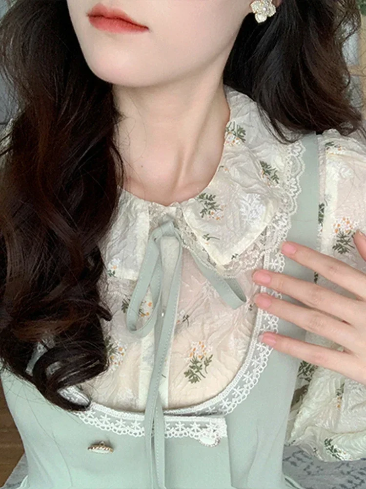Green Elegant Vintage Strap Dress Women 2023 Spring Lace Evening Party Midi Dresses Ladies Retro Korean Sweet Kawaii Fairy Dress
Green Elegant Vintage Strap Dress Women 2023 Spring Lace Evening Party Midi Dresses Ladies Retro Korean Sweet Kawaii Fairy Dress
