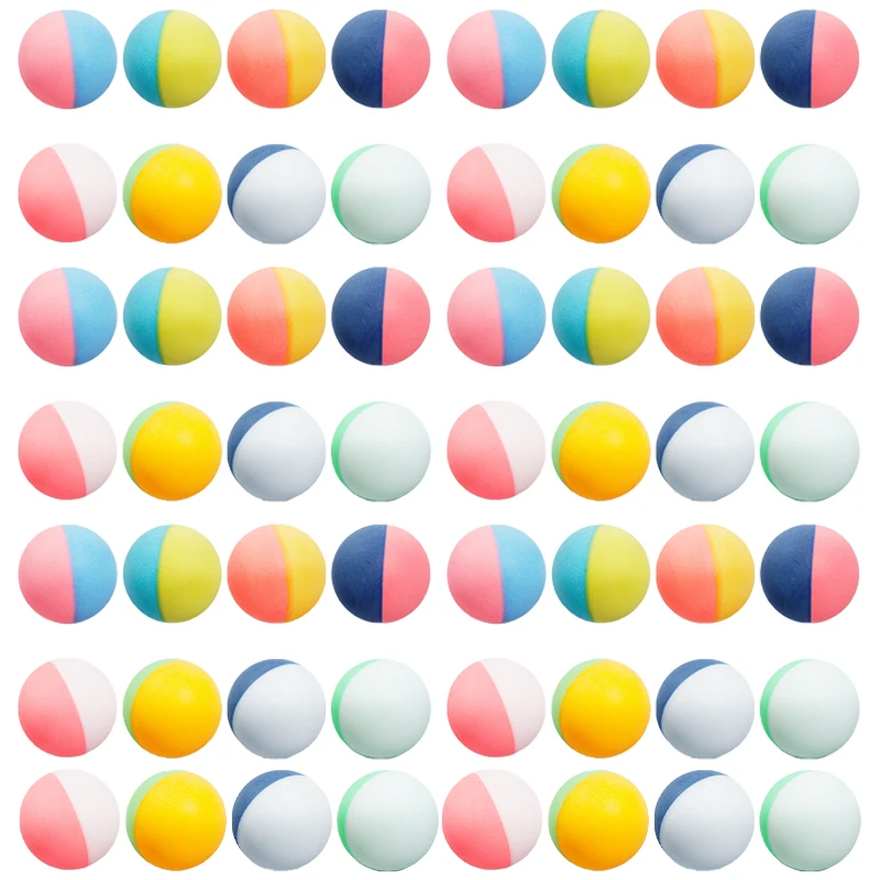 40mm+ BI-color Table Tennis Balls with Seam Clear Trajectory Mixed Color Ping Pong Balls ABS New Material Training Balls
40mm+ BI-color Table Tennis Balls with Seam Clear Trajectory Mixed Color Ping Pong Balls ABS New Material Training Balls