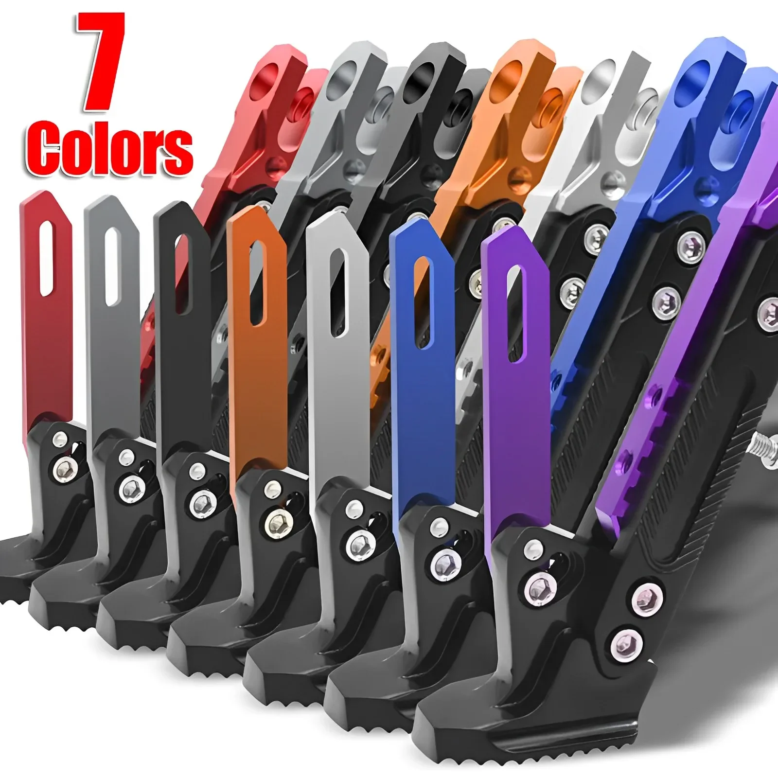 CNC Motorcycle Parking Kick Stand Motorbike Bicycle Adjustable Metal Foot Bracket Durable Corrosion Resistant Holder Accessories
CNC Motorcycle Parking Kick Stand Motorbike Bicycle Adjustable Metal Foot Bracket Durable Corrosion Resistant Holder Accessories