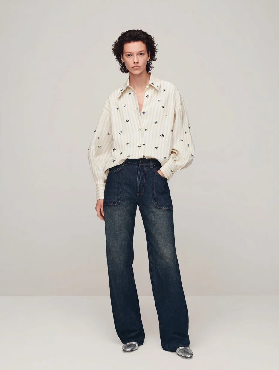 Mia Muse Women's Shirts Autumn Winter 2025 Stylish Elegant Striped Long Sleeve Turn-down Collar Casual Shirts
Mia Muse Women's Shirts Autumn Winter 2025 Stylish Elegant Striped Long Sleeve Turn-down Collar Casual Shirts