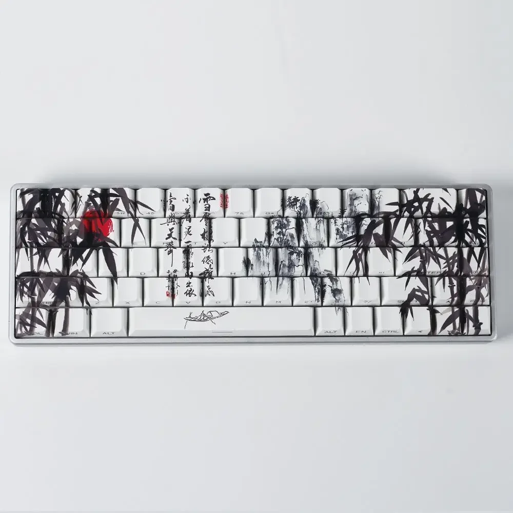 Landscape Bamboo Forest Retro Ink Wind PBT Hot Sublimation Keycap Modified for 60/68
Landscape Bamboo Forest Retro Ink Wind PBT Hot Sublimation Keycap Modified for 60/68