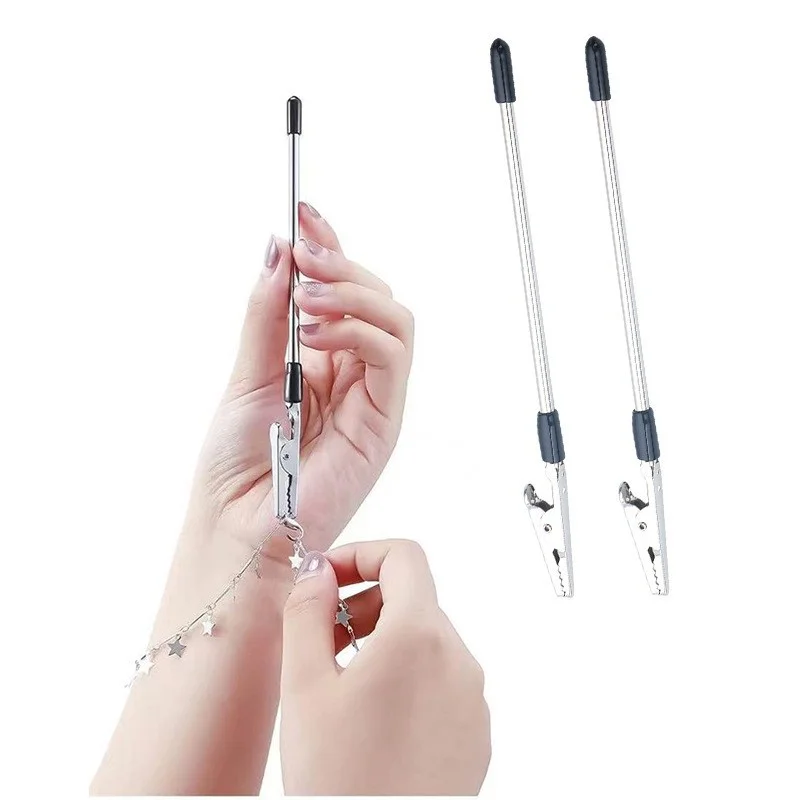 Bracelet Helper Tool for Self-Wearing Fastening Assistant Easy to Use Versatile for Various Bracelets. Bracelet Assist Wear Clip Jewelry Assistant Fastens and Hooks Device Jewelry Bracelet Necklace Watch Buckle Zipper
Bracelet Helper Tool for Self-Wearing Fastening Assistant Easy to Use Versatile for Various Bracelets. Bracelet Assist Wear Clip Jewelry Assistant Fastens and Hooks Device Jewelry Bracelet Necklace Watch Buckle Zipper