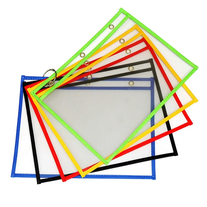 APB-10PCS Dry Erase File Bag, School Supplies, Side-Opening 3-Hole Dry Erase Bag, Teaching Aids, Reusable
APB-10PCS Dry Erase File Bag, School Supplies, Side-Opening 3-Hole Dry Erase Bag, Teaching Aids, Reusable