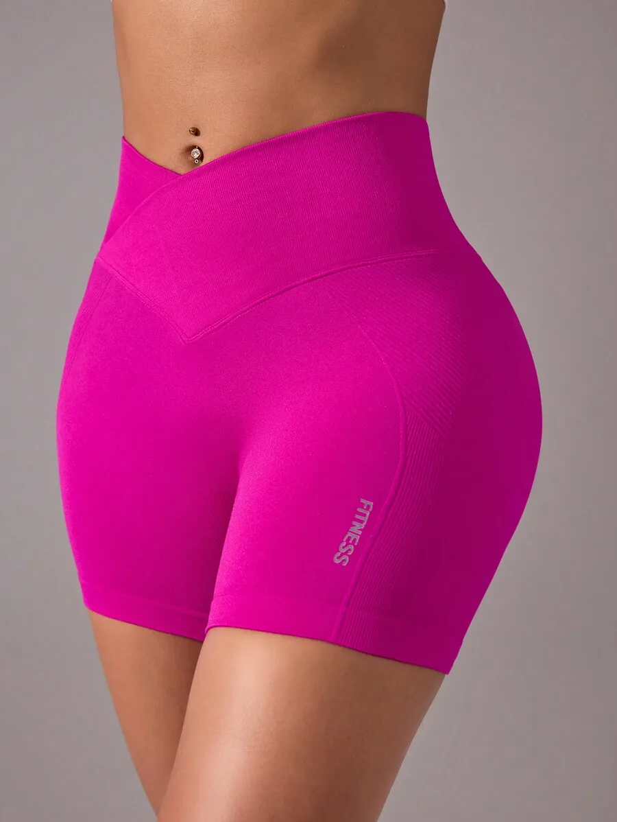 SHEIN Velisys 3pcs Seamless High Elasticity Criss-Cross Waist Yoga Shorts
SHEIN Velisys 3pcs Seamless High Elasticity Criss-Cross Waist Yoga Shorts