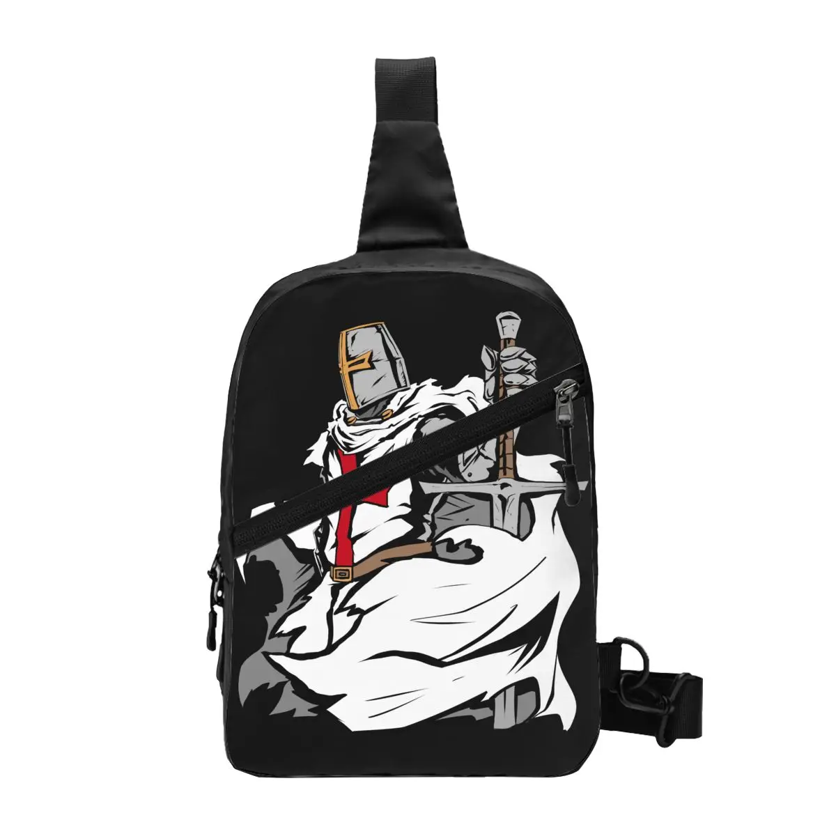 Knight Templar Sword Crusader Sling Chest Bag Custom Crossbody Shoulder Backpack for Men Travel Hiking Daypack
Knight Templar Sword Crusader Sling Chest Bag Custom Crossbody Shoulder Backpack for Men Travel Hiking Daypack