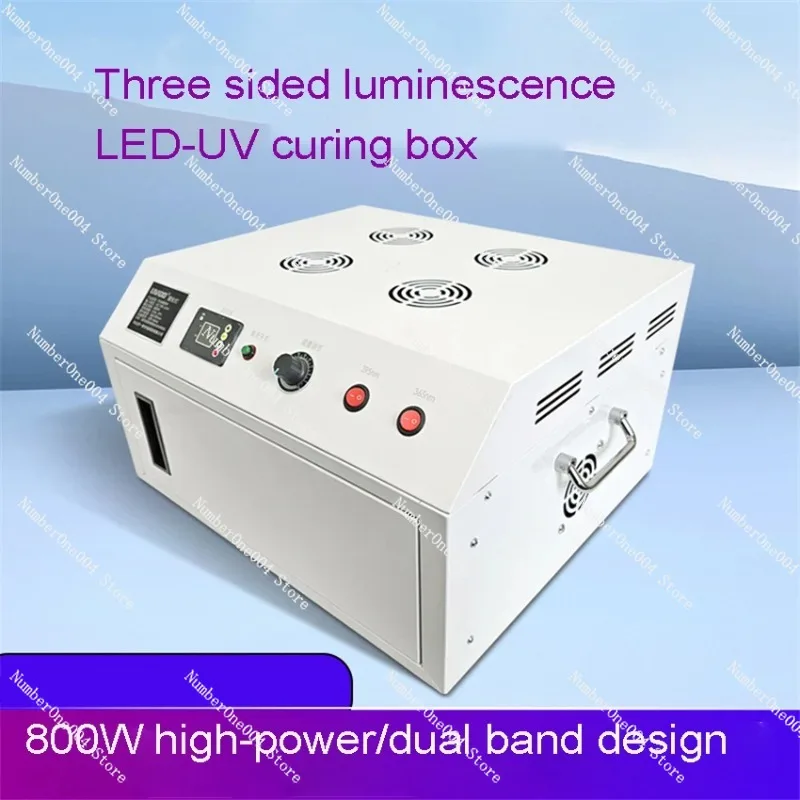 UV800W Three Sided Luminescent UV High Intensity UV Curing Box 395nm/405nm/365nm/365+395nm AC100-240V
UV800W Three Sided Luminescent UV High Intensity UV Curing Box 395nm/405nm/365nm/365+395nm AC100-240V