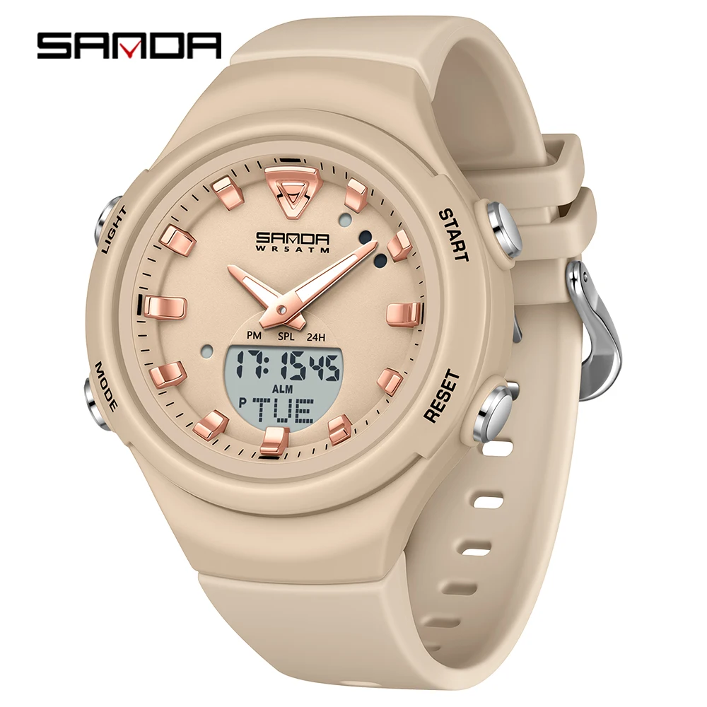 SANDA SD6371 Watches for Man Dual Display Students Luminous Alarm Clock Shockproof Sports Digital Watch
SANDA SD6371 Watches for Man Dual Display Students Luminous Alarm Clock Shockproof Sports Digital Watch