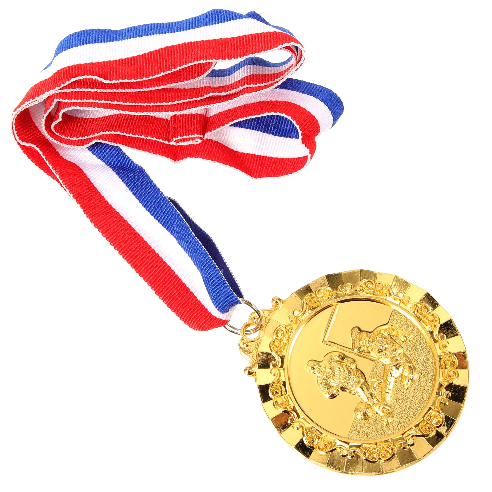 Gold Football Trophy Medal Ribbons Neckb Metal Awards Soccer Medals for Sports Competition Game Prize Decorative Party Supplies
Gold Football Trophy Medal Ribbons Neckb Metal Awards Soccer Medals for Sports Competition Game Prize Decorative Party Supplies