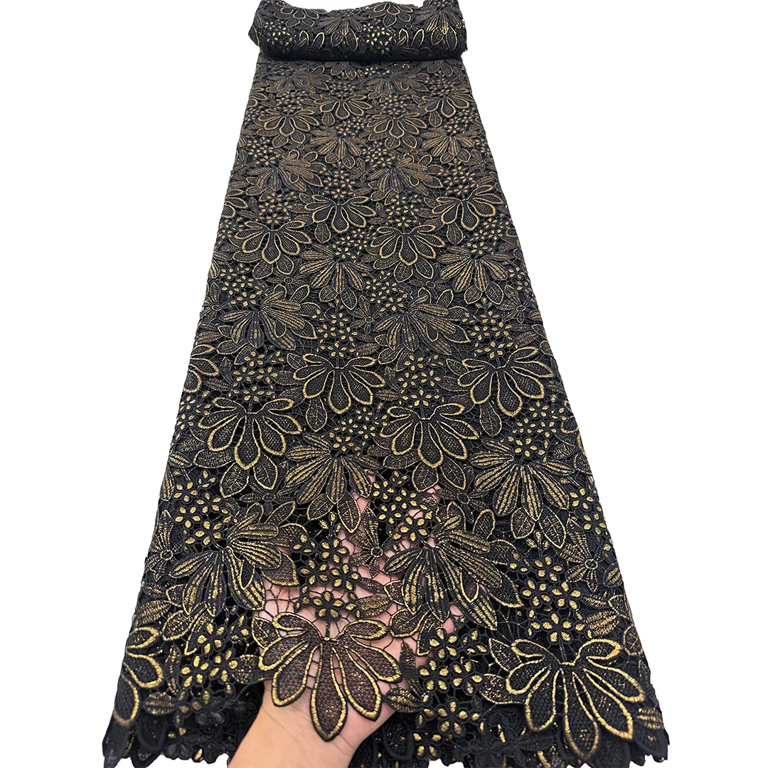 african fabric for women Cord Lace Fabric 5Yards Water Soluble New 2026 Nigerian Guipure Cord Lace for Women Party Dress
african fabric for women Cord Lace Fabric 5Yards Water Soluble New 2026 Nigerian Guipure Cord Lace for Women Party Dress