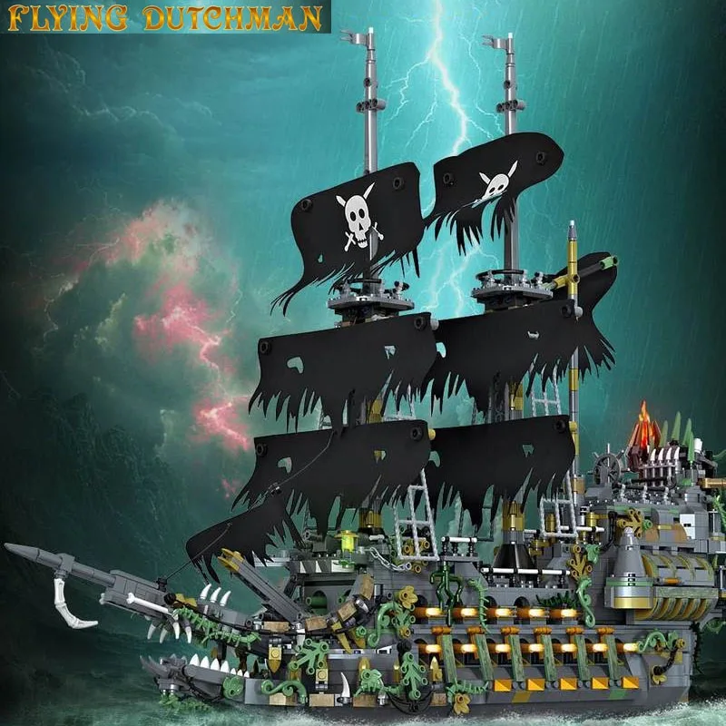 2434PCS Pirate Ship Building Blocks, Flying Dutchman Assembly Model, Educational Brick Set, Creative Holiday & Birthday Gifts
2434PCS Pirate Ship Building Blocks, Flying Dutchman Assembly Model, Educational Brick Set, Creative Holiday & Birthday Gifts