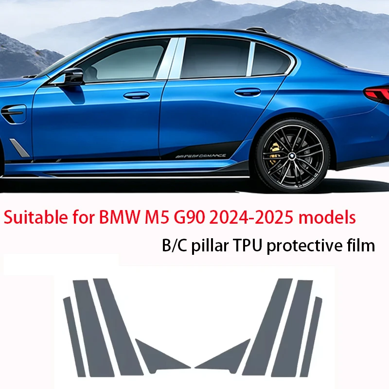 Fit For BMW M5 G90 2024-2025 BC Pillar TPU Film Transparent Matte Black Anti Scratch Anti Fingerprint Soft Ethylene Door Pillar
Fit For BMW M5 G90 2024-2025 BC Pillar TPU Film Transparent Matte Black Anti Scratch Anti Fingerprint Soft Ethylene Door Pillar
