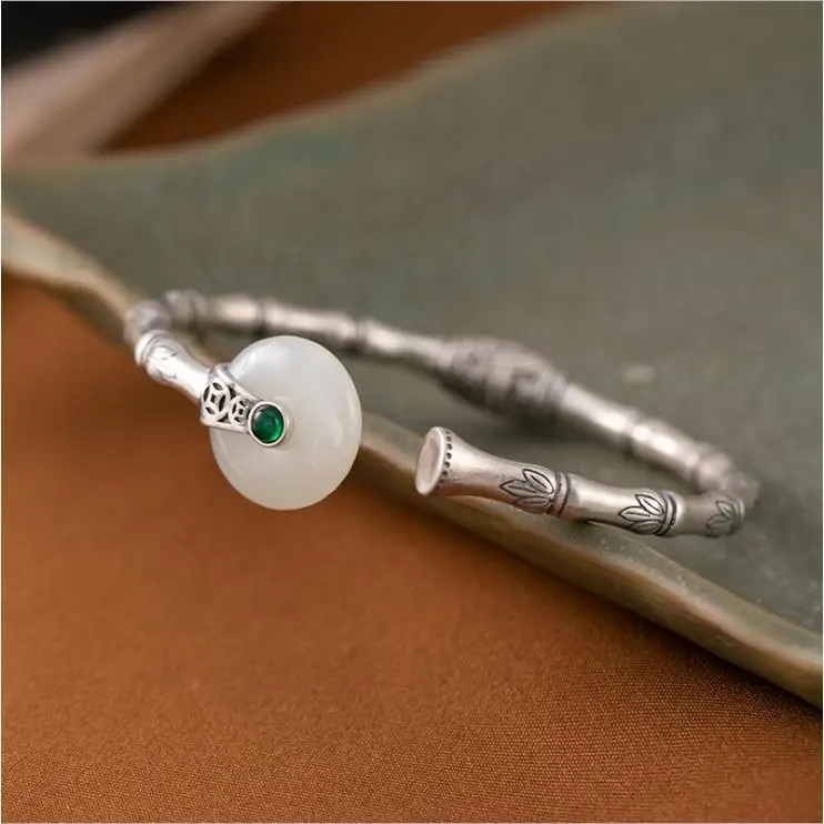 Guofeng Ping An Buckle Bracelet With Simple And Versatile Opening, Bamboo Leaf Bracelet, High School College Entrance Exam,
Guofeng Ping An Buckle Bracelet With Simple And Versatile Opening, Bamboo Leaf Bracelet, High School College Entrance Exam,
