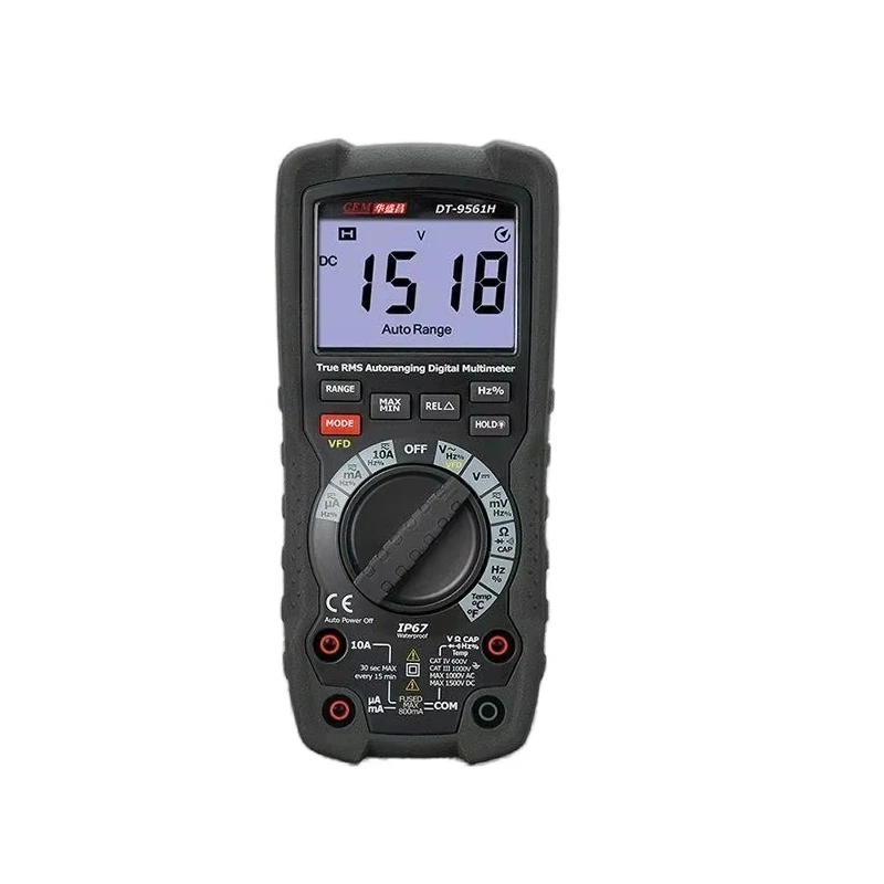 Photovoltaic Multimeter New Energy Maintenance Testing High-Precision Digital Multimeter DT-9561H
Photovoltaic Multimeter New Energy Maintenance Testing High-Precision Digital Multimeter DT-9561H