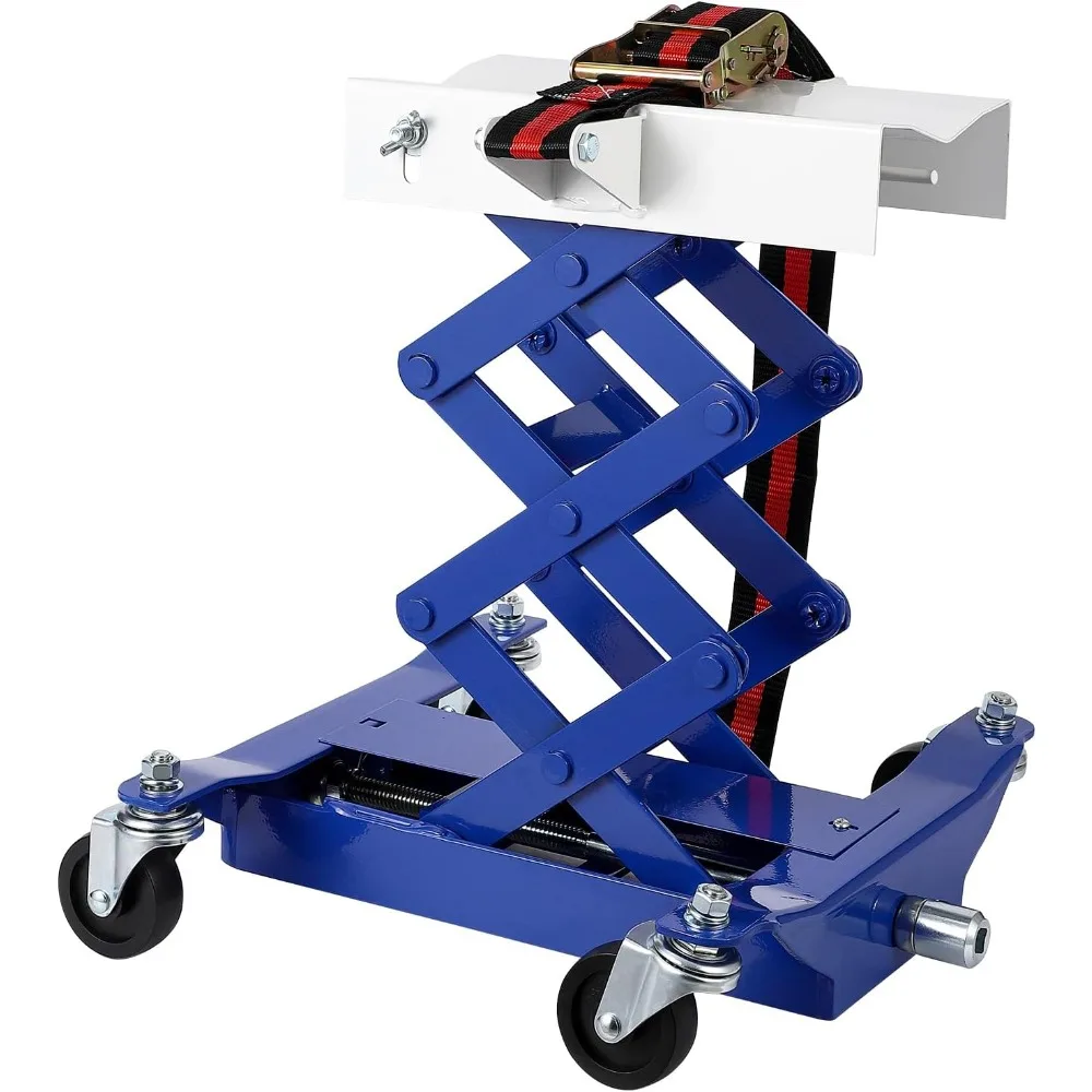 Heavy Duty Low Profile Transmission Jack, 450 lbs Capacity, 7-23 in Lift Range, Safety Straps Included
Heavy Duty Low Profile Transmission Jack, 450 lbs Capacity, 7-23 in Lift Range, Safety Straps Included
