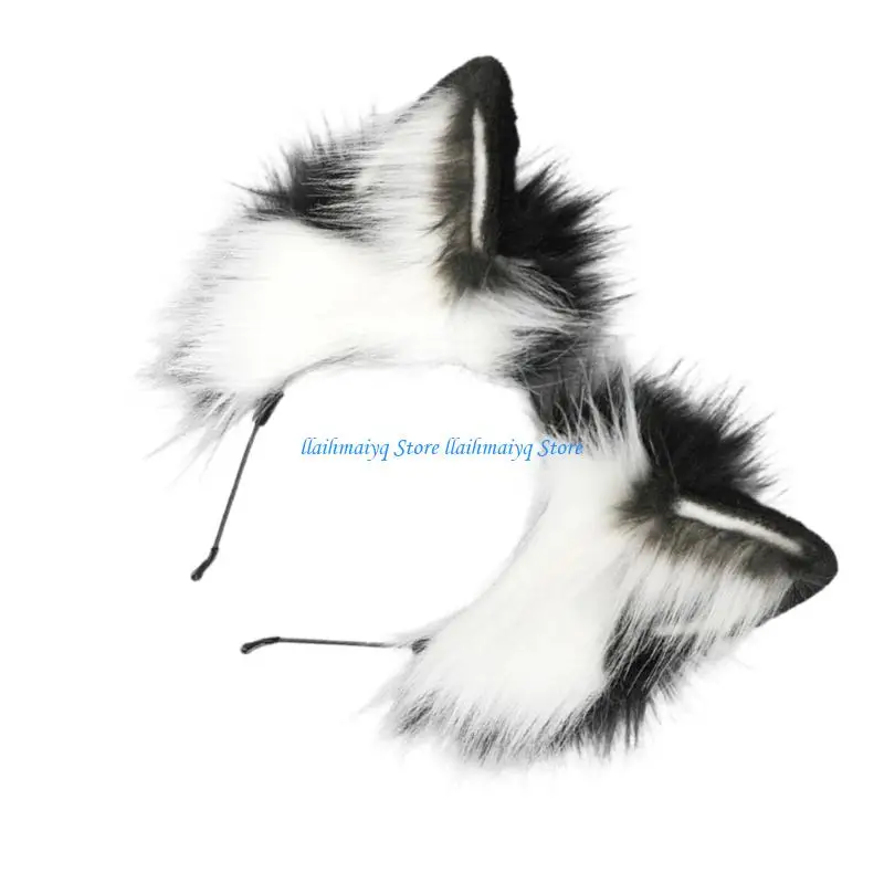 573B Wolf Foxes Ears Headband Furry Foxes Tail Halloween Cosplay Party Wolf Costume
573B Wolf Foxes Ears Headband Furry Foxes Tail Halloween Cosplay Party Wolf Costume