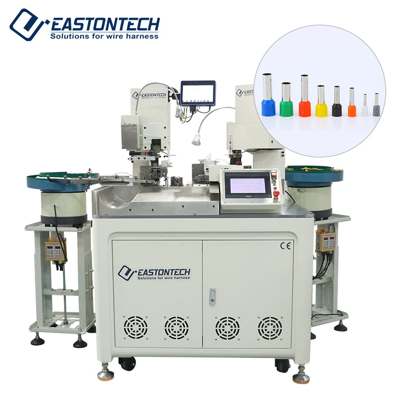EW-8160 Full-Automatic Electric Terminal Crimper For Tubular Ferrules - Fits AWG22-14 Cables, Affordable & Efficient
EW-8160 Full-Automatic Electric Terminal Crimper For Tubular Ferrules - Fits AWG22-14 Cables, Affordable & Efficient