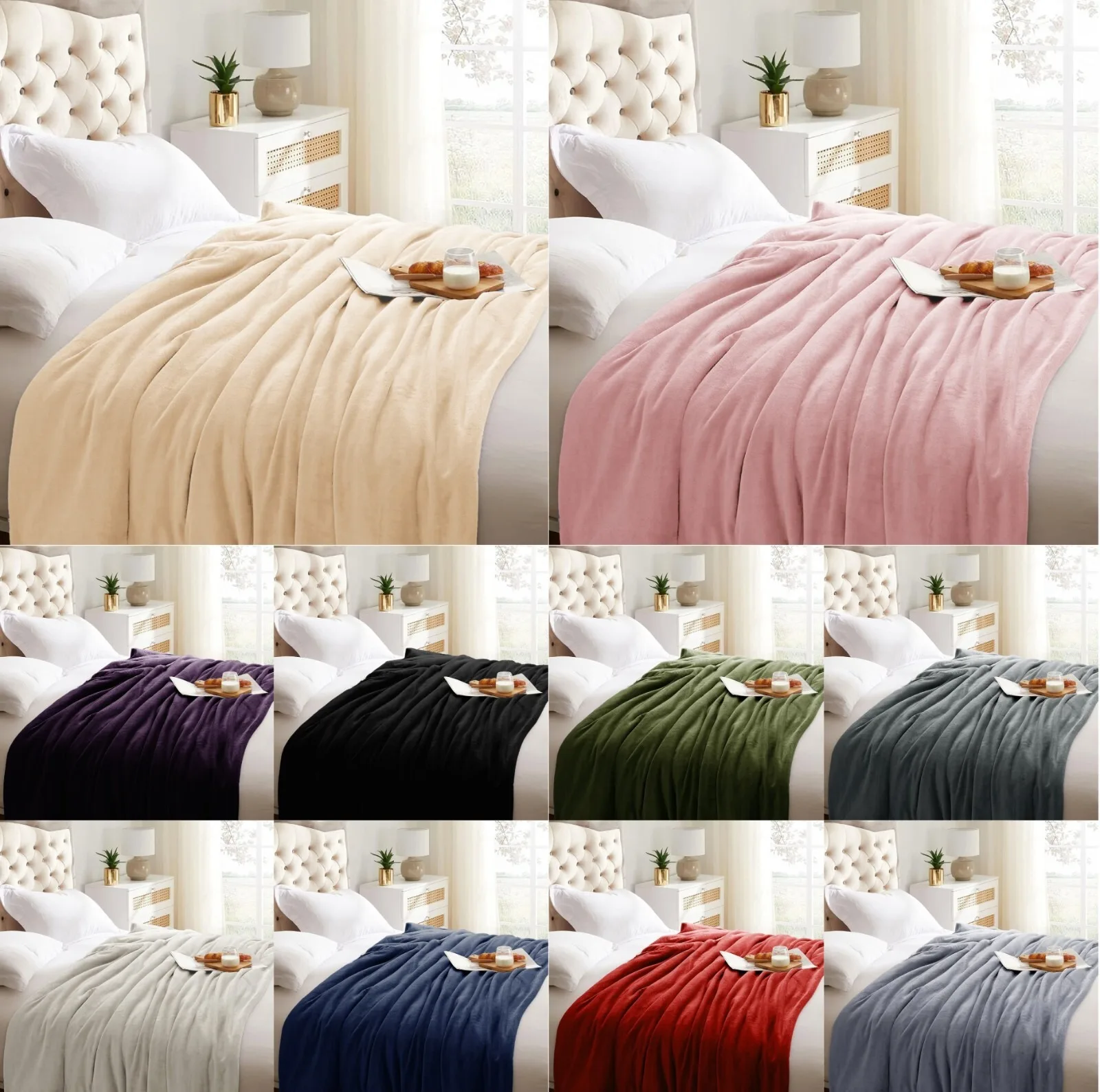 Soft Fuzzy Fleece Throw Blanket Luxury Flannel Sofa Bed Lap Blanket Super Cozy Comfy for All Seasons
Soft Fuzzy Fleece Throw Blanket Luxury Flannel Sofa Bed Lap Blanket Super Cozy Comfy for All Seasons