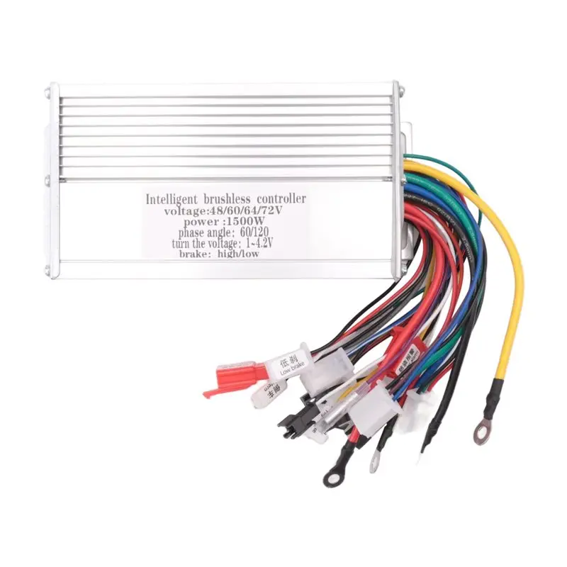 HOTTURE For 48V 60V 64V 72V Systems 1500W Brushless Motor Controller For Ebikes Scooters Motorcycles- Reverse Function Included
HOTTURE For 48V 60V 64V 72V Systems 1500W Brushless Motor Controller For Ebikes Scooters Motorcycles- Reverse Function Included