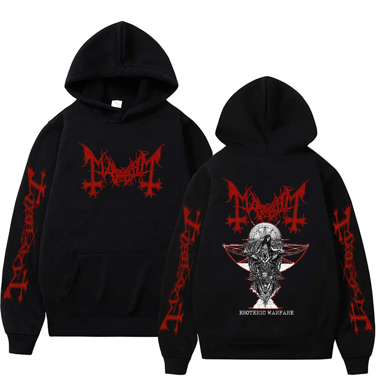 Hot Rock Band Mayhem Esoteric Warfare Graphic Hoodie Men Women Death Black Metal Streetwear Male Gothic Punk Oversized Hoodies
Hot Rock Band Mayhem Esoteric Warfare Graphic Hoodie Men Women Death Black Metal Streetwear Male Gothic Punk Oversized Hoodies