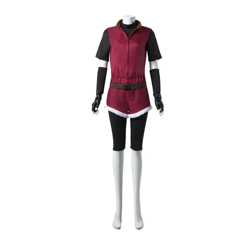 Game Resident 2 Re2 1988 Claire Redfield Cosplay Costume Women Customized Red Waistcoat Uniform Halloween Carnival Party Suit
Game Resident 2 Re2 1988 Claire Redfield Cosplay Costume Women Customized Red Waistcoat Uniform Halloween Carnival Party Suit