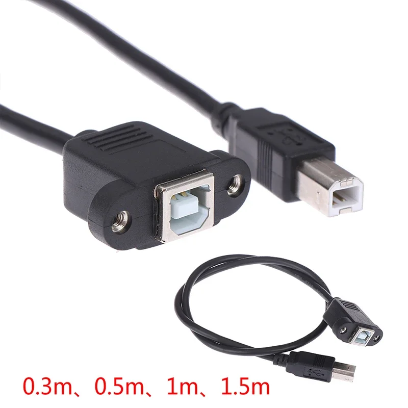 USB 2.0 Тип B «папа» — «мама» типа B Удлинительный кабель принтера с креплением на панели
USB 2.0 Тип B «папа» — «мама» типа B Удлинительный кабель принтера с креплением на панели