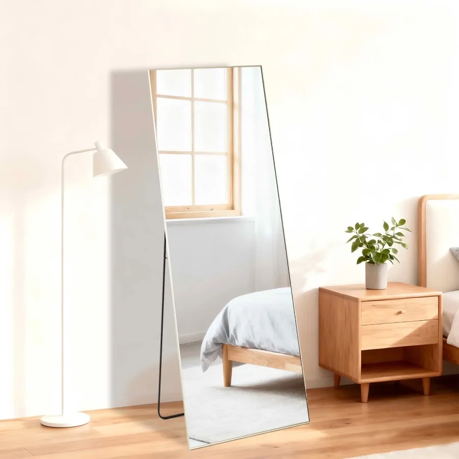 56"x15" Rectangle Full Length Mirror Full Body Standing Floor Mirror for Bedroom Gold
56"x15" Rectangle Full Length Mirror Full Body Standing Floor Mirror for Bedroom Gold