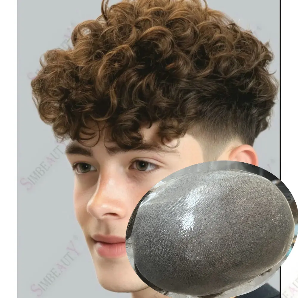 Men's 20mm Curly Microskin Human Hair Toupee 0.06mm Thin PU Base Natural Hairline Brown Blonde Replacement Capillary Prosthesis
Men's 20mm Curly Microskin Human Hair Toupee 0.06mm Thin PU Base Natural Hairline Brown Blonde Replacement Capillary Prosthesis