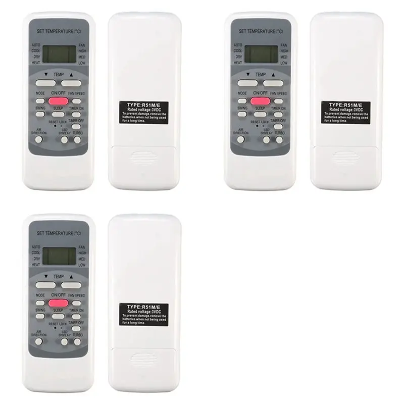【SUPERDEALS】3X Air Conditioner Remote Control Replacement For Midea R51D R51M R51E RG51113/BGCE
【SUPERDEALS】3X Air Conditioner Remote Control Replacement For Midea R51D R51M R51E RG51113/BGCE