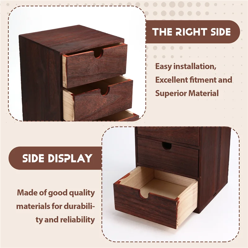 AD-Wooden Box Storage Drawer Wooden Chest Of Drawers Jewelry Cosmetics Organizer Office Home Decoration Storage Box
AD-Wooden Box Storage Drawer Wooden Chest Of Drawers Jewelry Cosmetics Organizer Office Home Decoration Storage Box