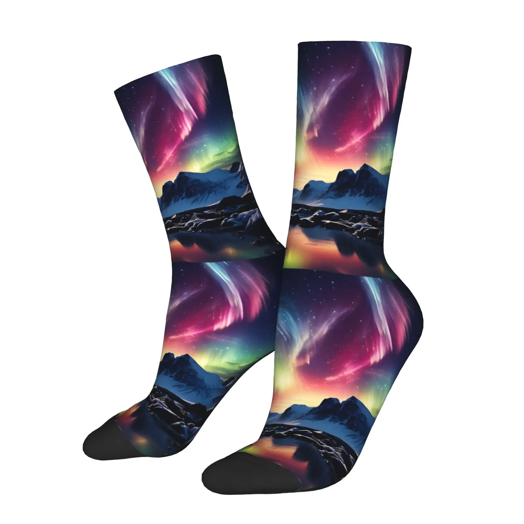 Aurora Polar Bear Iceberg Men Socks Cycling Year Round Comfort Stockings for Cycling Daily Wear
Aurora Polar Bear Iceberg Men Socks Cycling Year Round Comfort Stockings for Cycling Daily Wear