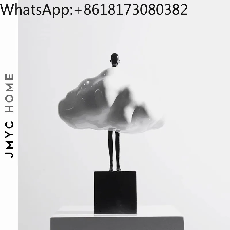 Simple modern home creative art soft decoration model room foyer TV cabinet character sculpture ornaments
Simple modern home creative art soft decoration model room foyer TV cabinet character sculpture ornaments