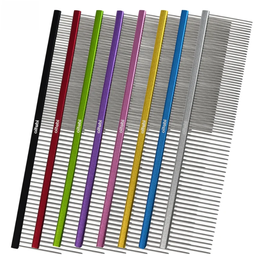 Professional Pet Grooming Comb for Removing Matted Fur, Prevents Knots and Mats, Long Teeth Long & Short Haired Pet Comb
Professional Pet Grooming Comb for Removing Matted Fur, Prevents Knots and Mats, Long Teeth Long & Short Haired Pet Comb