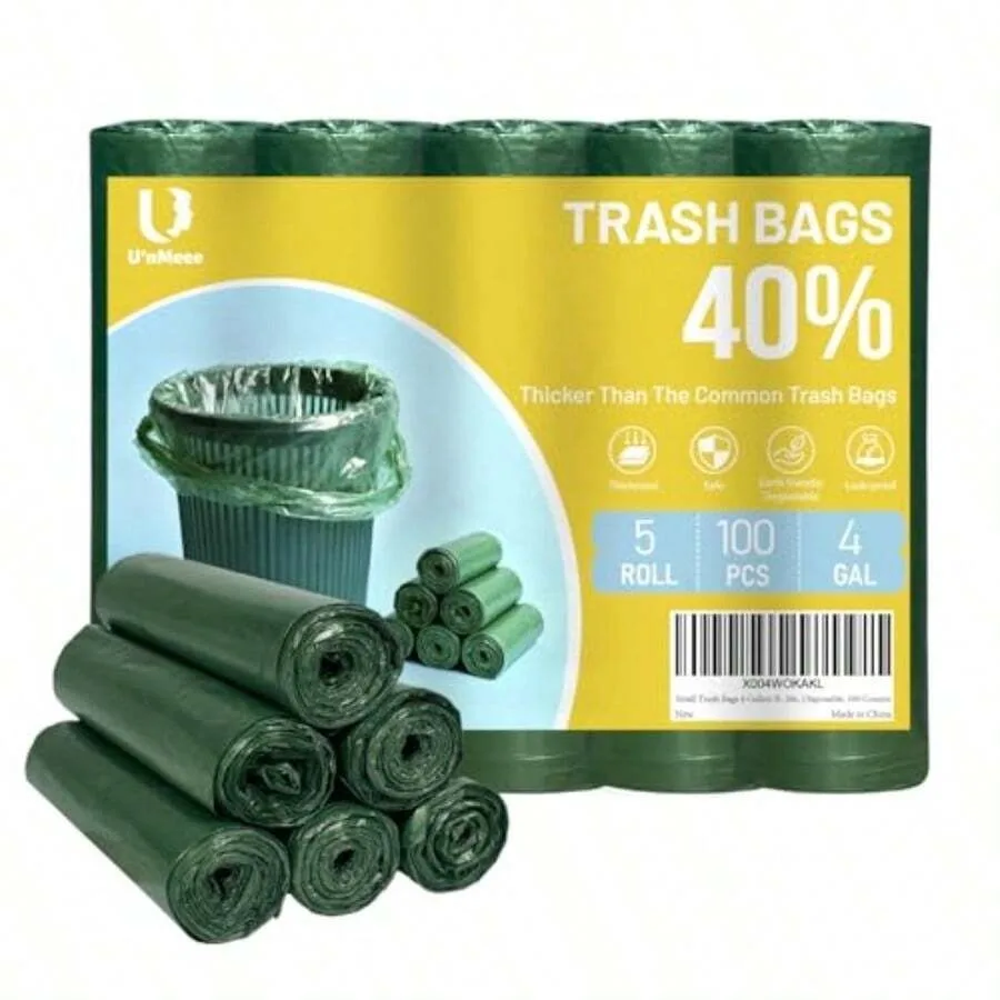 Small Tras Bags 4 Gallon Bioradable Garbage Bags Extra Tick Strong Wasteket Liners Batroom Office Car Unscented Comtable Disabl
Small Tras Bags 4 Gallon Bioradable Garbage Bags Extra Tick Strong Wasteket Liners Batroom Office Car Unscented Comtable Disabl