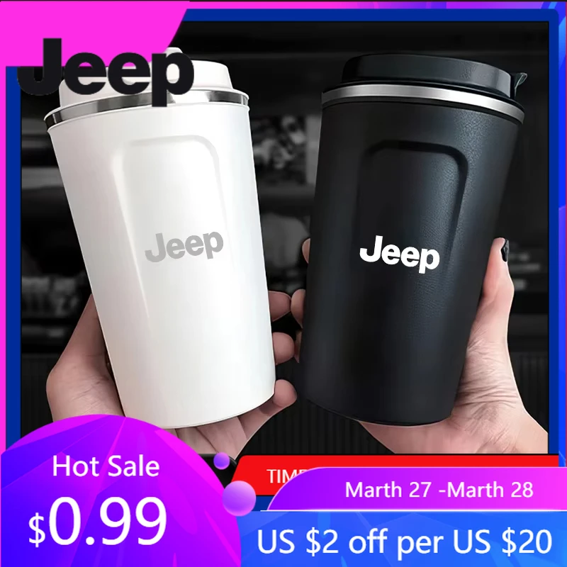 For Jeep 380ML Portable Car Coffee Cup Laser Auto Logo Insulated Mug For Jeep Wrangler Rubicon Renegade Compass Grand Cheroke
For Jeep 380ML Portable Car Coffee Cup Laser Auto Logo Insulated Mug For Jeep Wrangler Rubicon Renegade Compass Grand Cheroke