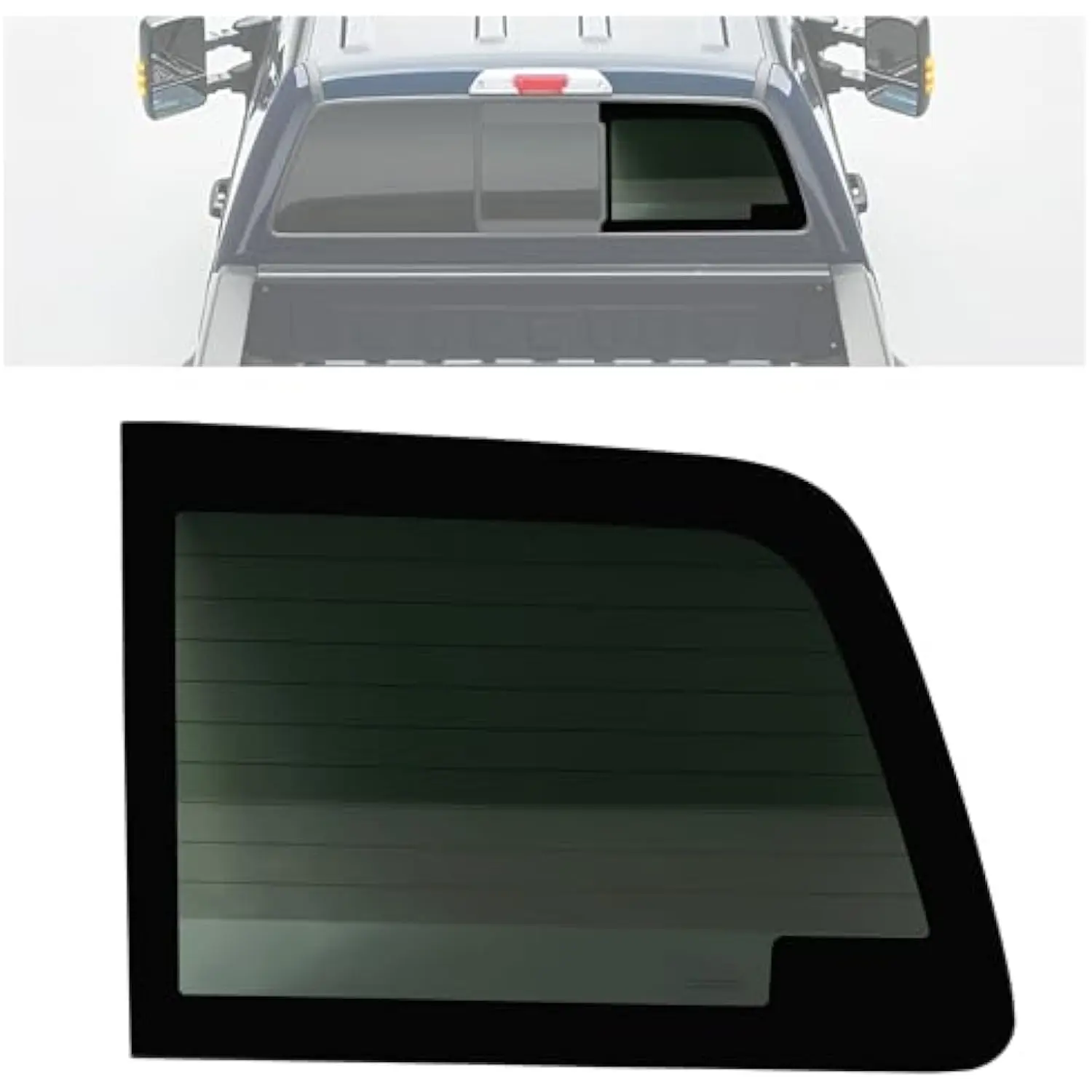 Rear Door Window Compatible with 2008-2016 Ford F250 F350 Power Slider Heated w/ defroster lines Side Sliding Door Glass Dark T
Rear Door Window Compatible with 2008-2016 Ford F250 F350 Power Slider Heated w/ defroster lines Side Sliding Door Glass Dark T