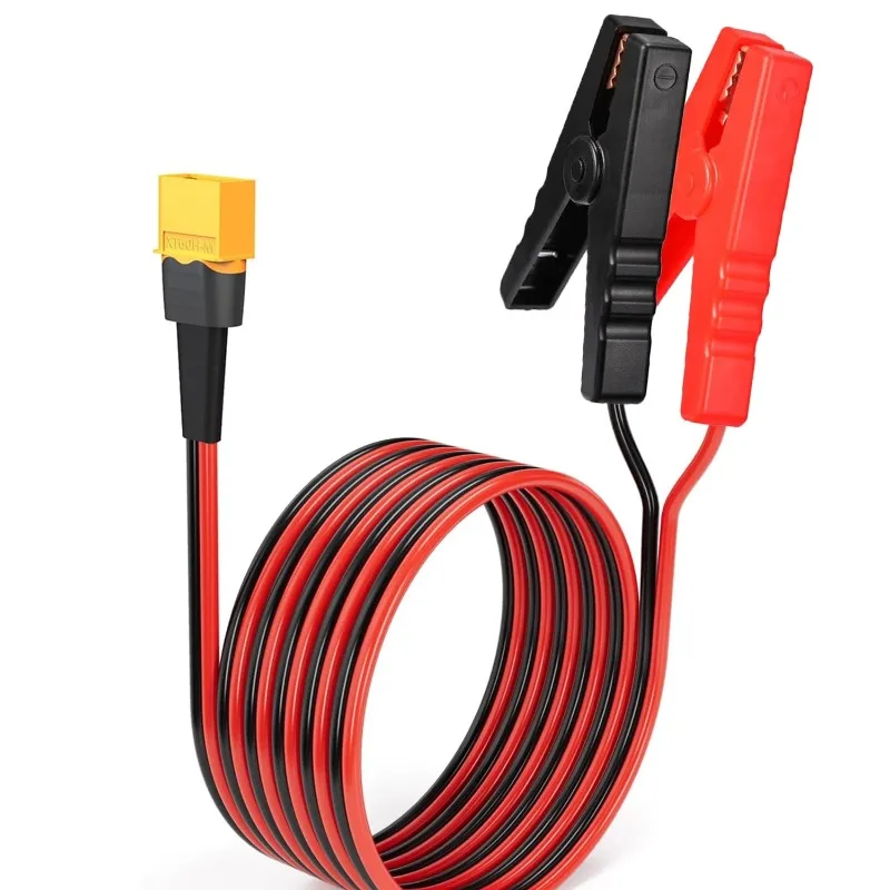 Кабель XT60 (штекер) - зажимы типа «крокодил» 12AWG, быстроразъемный провод для RC-аккумуляторов и солнечных панелей
Кабель XT60 (штекер) - зажимы типа «крокодил» 12AWG, быстроразъемный провод для RC-аккумуляторов и солнечных панелей