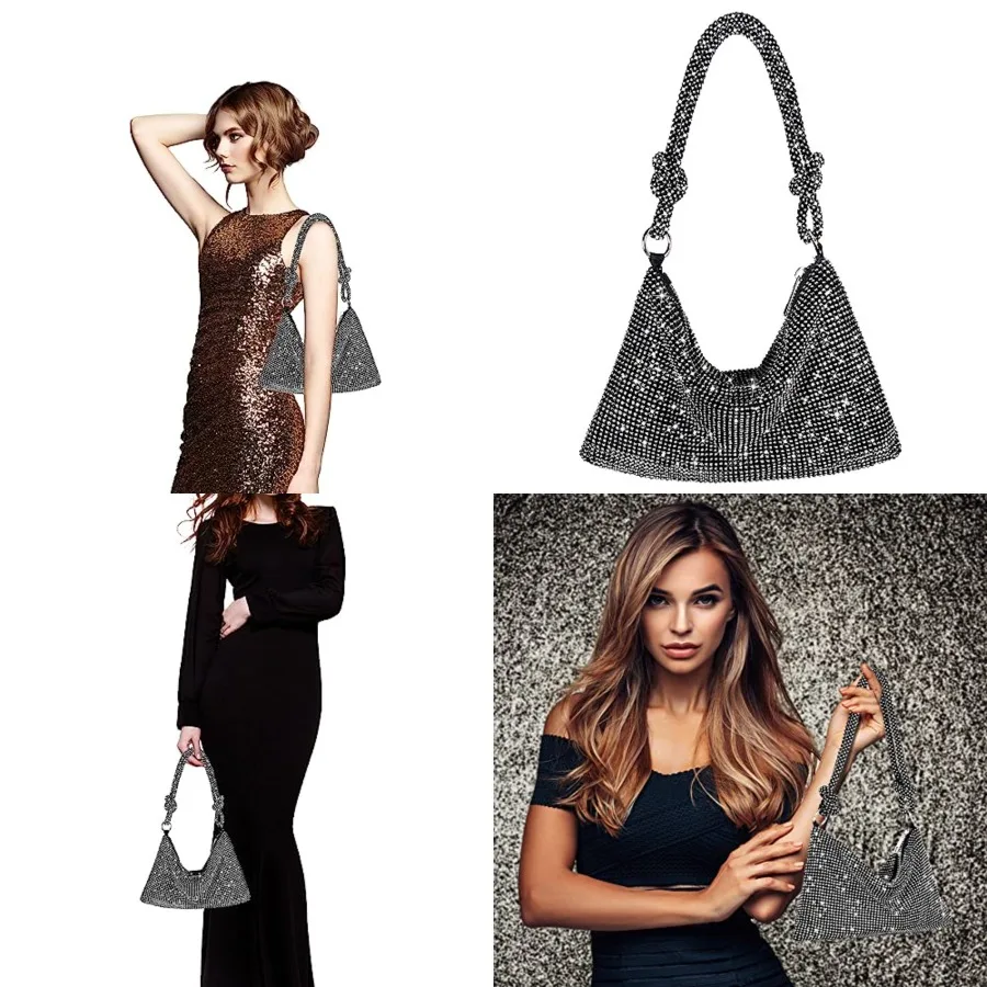 Rhinestone Purse Sparkly Evening bag Clutch Purses for Women Evening, Cross Body Handbags for Party Prom Club Wedding
Rhinestone Purse Sparkly Evening bag Clutch Purses for Women Evening, Cross Body Handbags for Party Prom Club Wedding