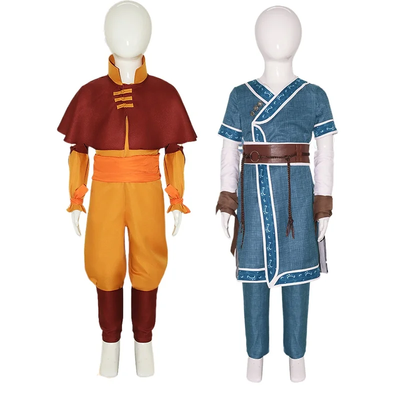 Aang Cosplay Costume Katara Cosplay Anime Boys Halloween Carnival Party Clothing
Aang Cosplay Costume Katara Cosplay Anime Boys Halloween Carnival Party Clothing