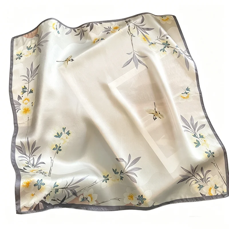 Women Luxury Satin Silk Tiny Scarf Vintage Floral Print Neck Band Multi Purpose Hair Tie Bag Ornament Commute Outfit Decor Gift
Women Luxury Satin Silk Tiny Scarf Vintage Floral Print Neck Band Multi Purpose Hair Tie Bag Ornament Commute Outfit Decor Gift