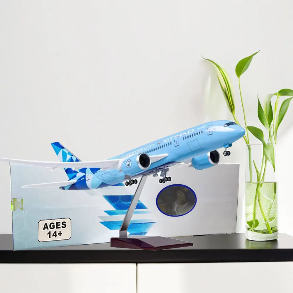 Etihad Airways Boeing 787 1:130 Scale Diecast Model B787 Manchester City livery Resin Airplane Airbus Collection
Etihad Airways Boeing 787 1:130 Scale Diecast Model B787 Manchester City livery Resin Airplane Airbus Collection